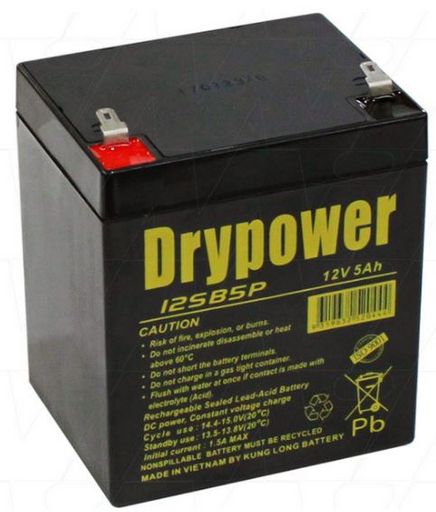 BP5-12 12V 5Ah Sla *, Batteries Rechargeable | Wagner Online Electronic ...