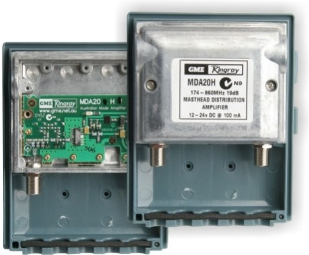 MDA20UT 19Db Uhf Booster, Tv Antenna Boost Gme Kingray Wagner Online